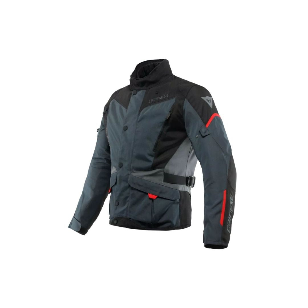 Dainese Tempest 3 D-Dry® Tekstilna Moto Jakna Tamno Plava/Crna/Crvena
