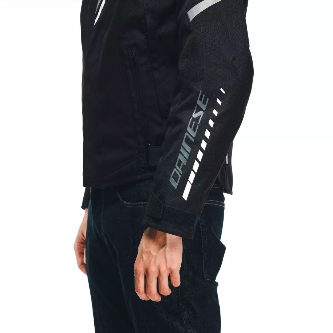 Dainese Veloce D-Dry® Tekstilna Moto Jakna Crna